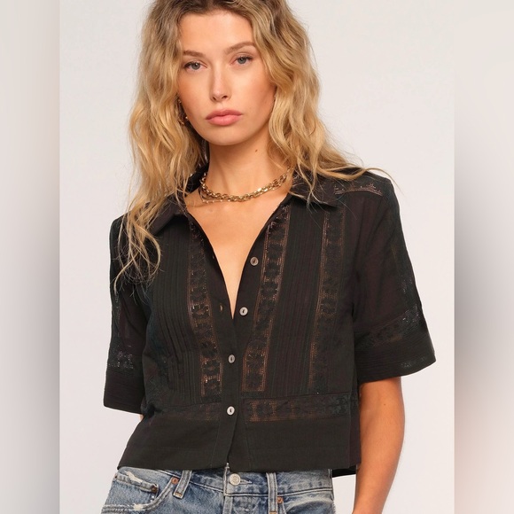 Heartloom Tops - Heartloom Suki Top - Black